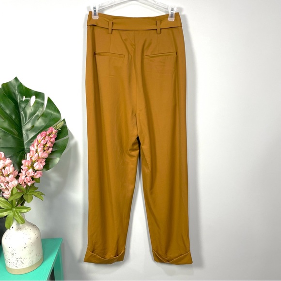 NWT Elizabeth and James Pleated High Rise Belted Pants Size 2 - Picture 10 of 13